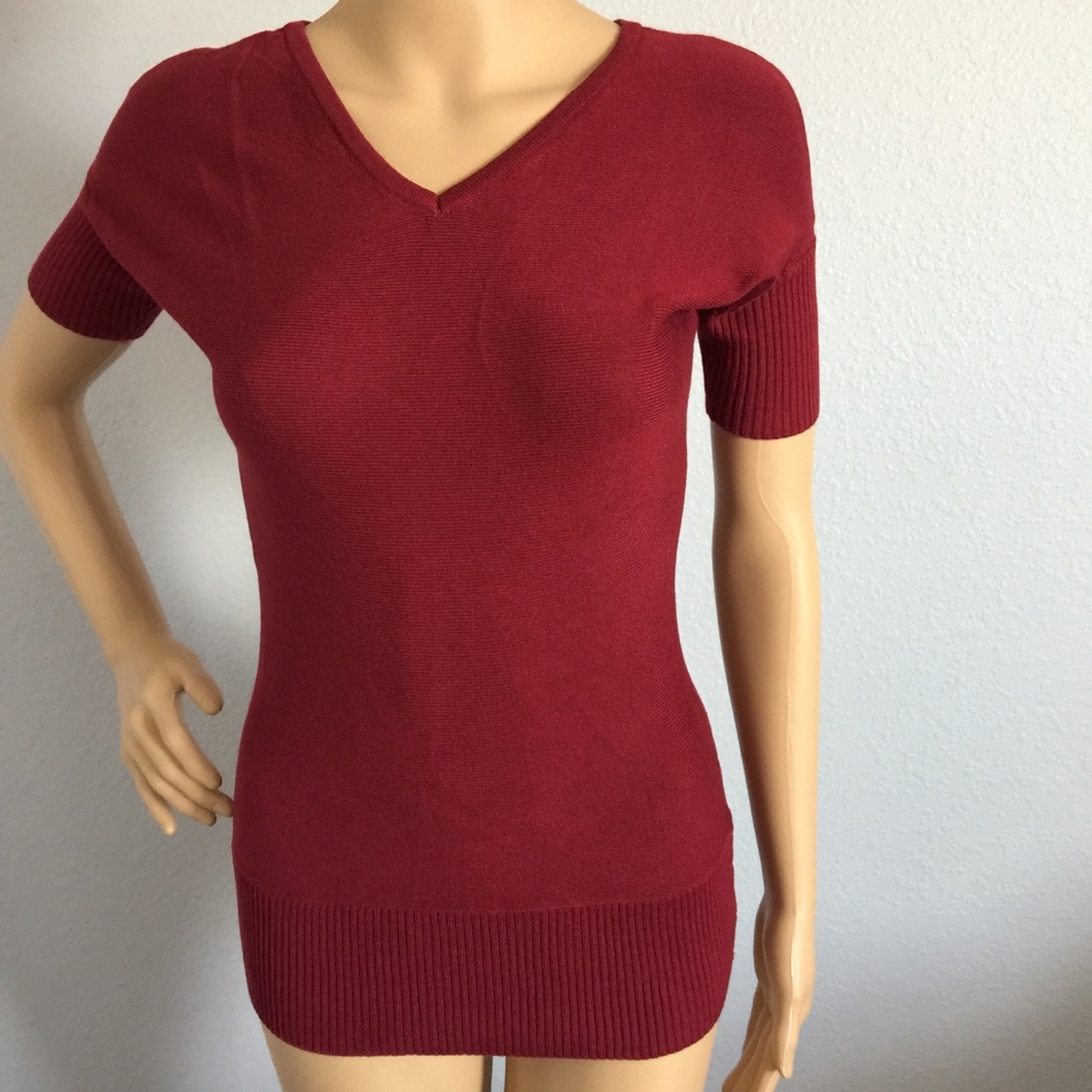 New York & Co Short Sleeve Sweater